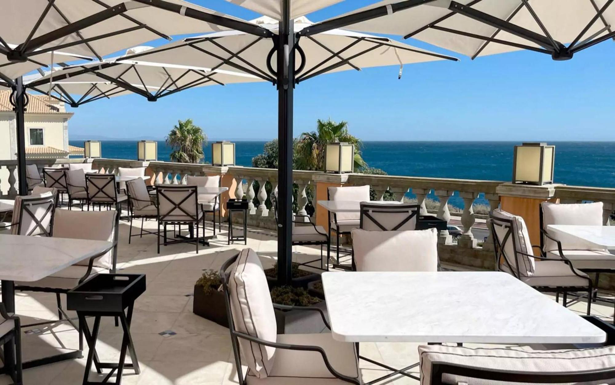 Grande Real Villa Italia Hotel & Spa Cascais Bagian luar foto The Terrace at the Beverly Hills Hotel